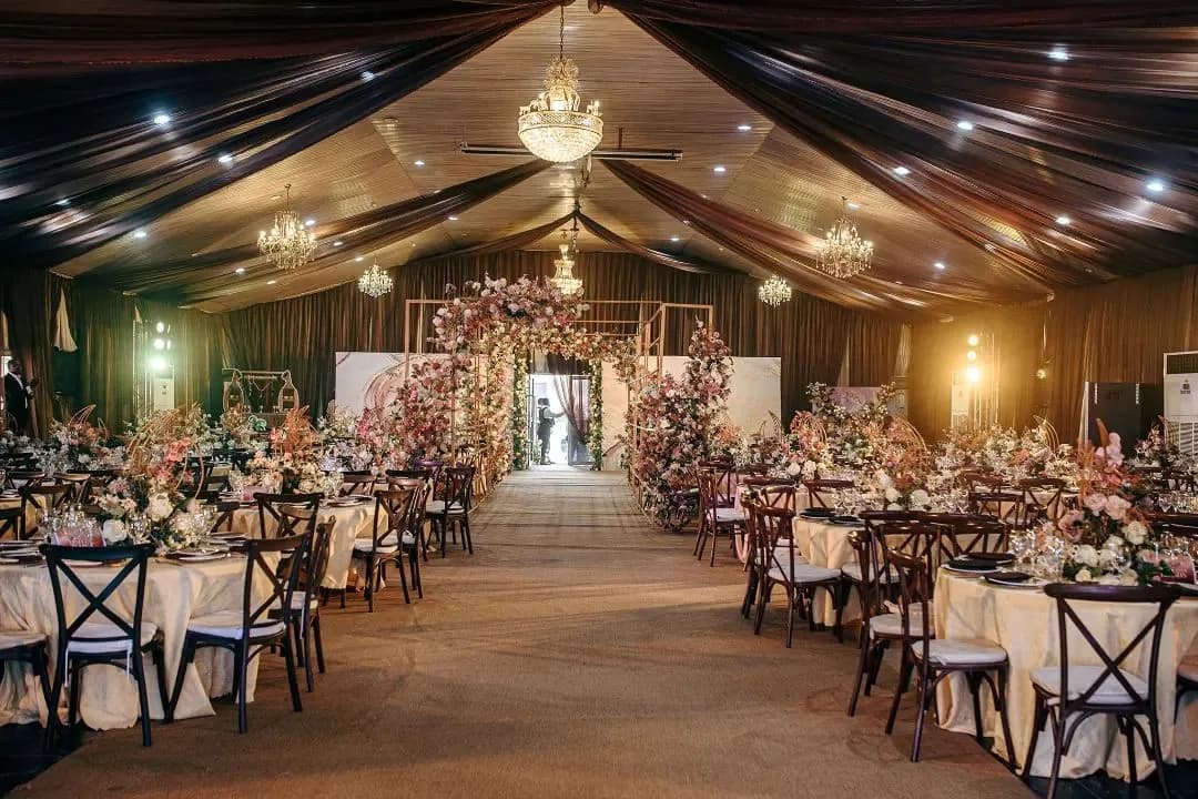 Event styling and floor setup by P MEDIA