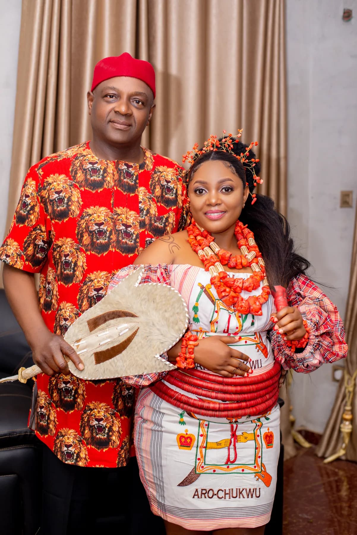 Traditional wedding portrait photographed by P MEDIA